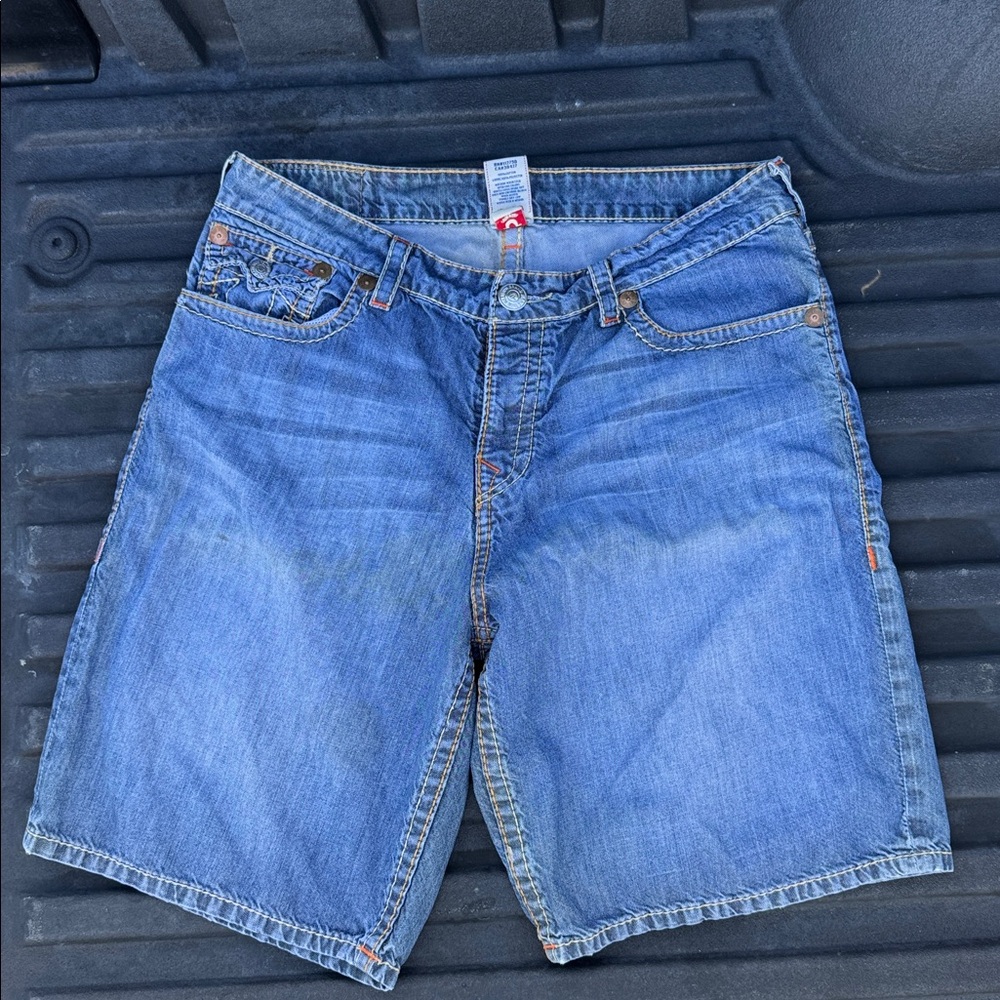 True Religion Blue Denim Jeans with Red Label